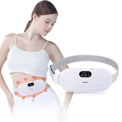 Warm Compress & Vibrating Pad to Ease Menstrual Pain in the Belly & Back