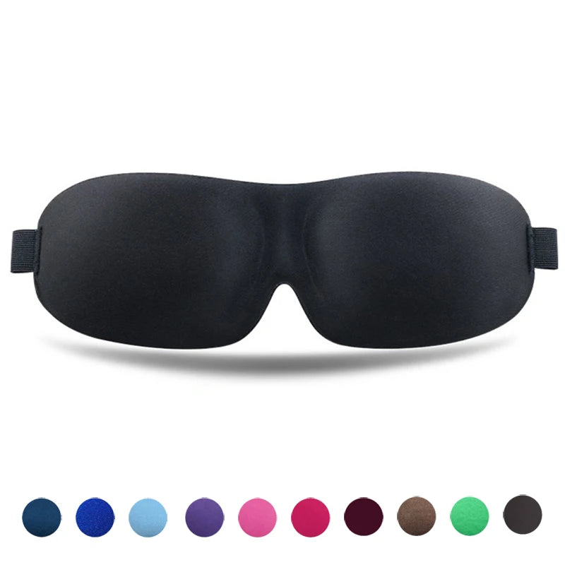 3D Cotton Sleep Mask for Air Travel & to Rest Eyes & Relieve Eye Strain