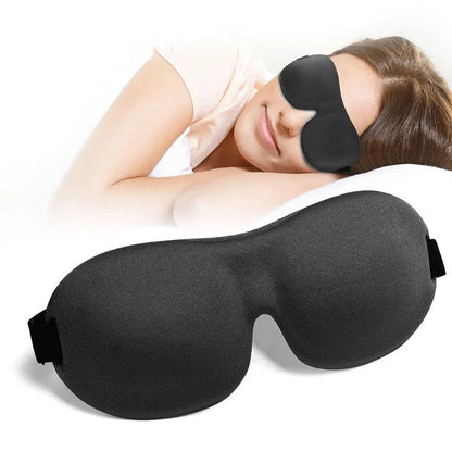 3D Cotton Sleep Mask for Air Travel & to Rest Eyes & Relieve Eye Strain